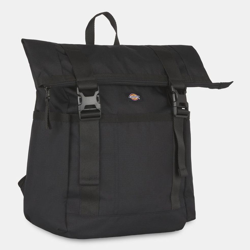 Рюкзак унисекс Dickies Ashville Roll Top Backpack blk, 47х30х10 см