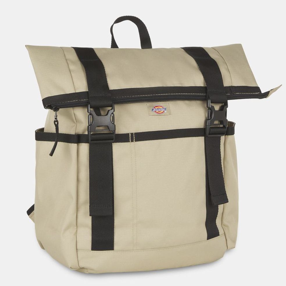 Рюкзак унисекс Dickies Ashville Roll Top Backpack khk, 47х30х10 см