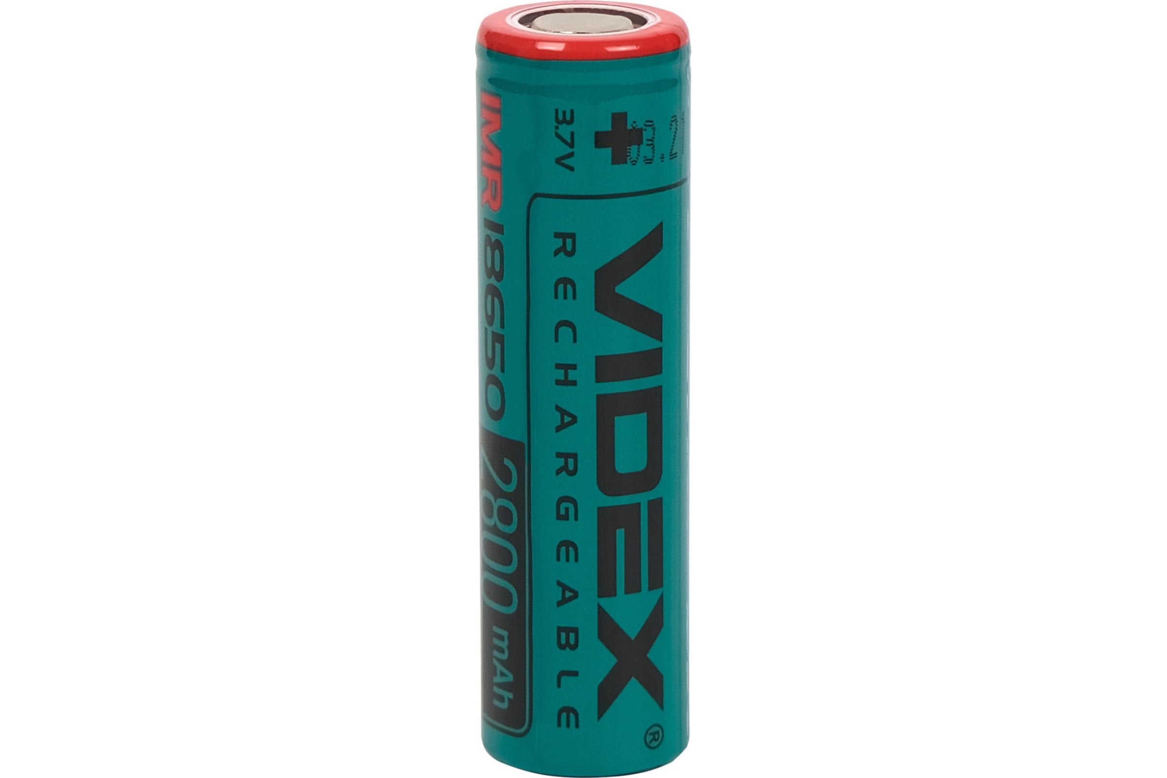 Videx Аккумулятор высокотоковый IMR 18650 2800mAh 28A без защиты VID-IMR18650-2.8-NP