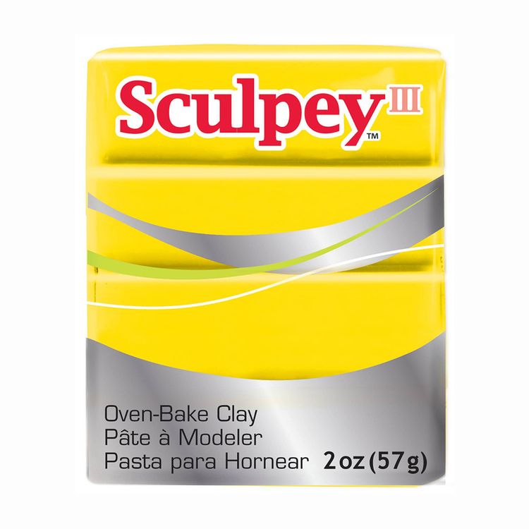 

Полимерная глина Sculpey III, цвет 072 желтый, 42 г