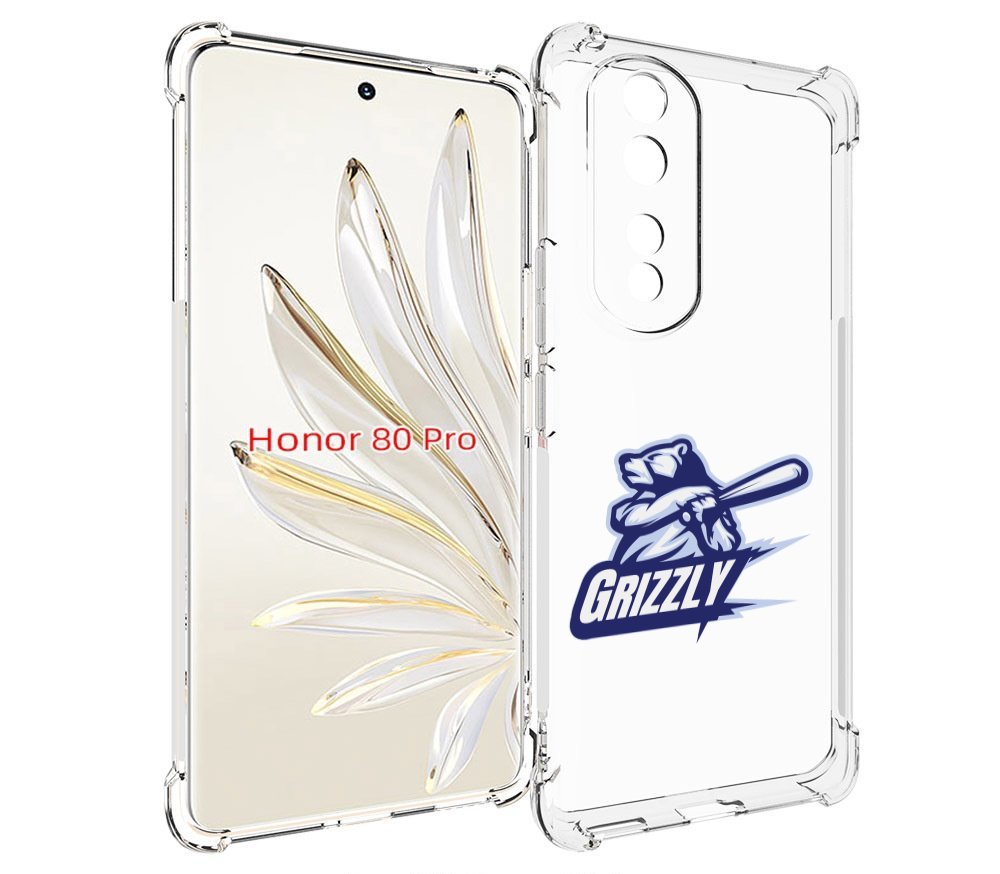 

Чехол MyPads Гризли для Honor 80 Pro, Прозрачный, Tocco