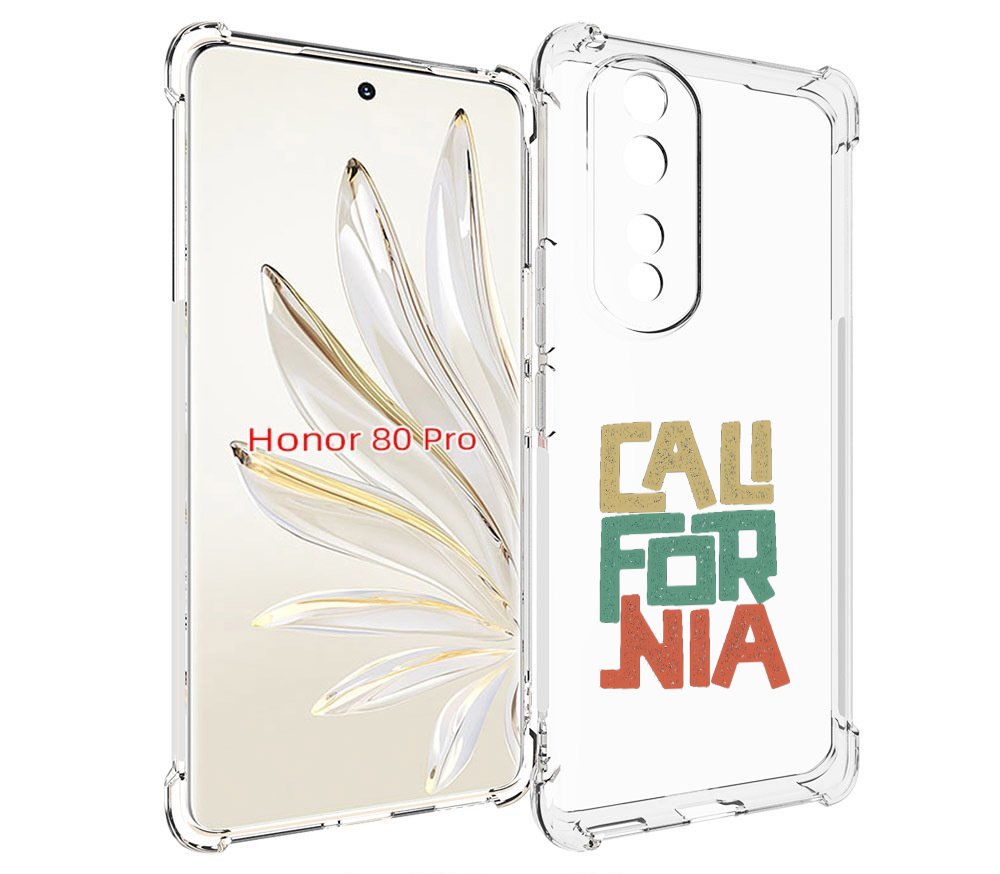 

Чехол MyPads Графический-дизайн для Honor 80 Pro, Прозрачный, Tocco