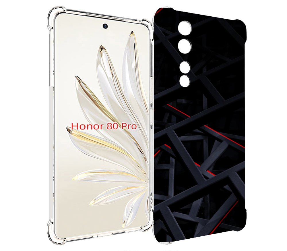 

Чехол MyPads Геометрия для Honor 80 Pro, Прозрачный, Tocco