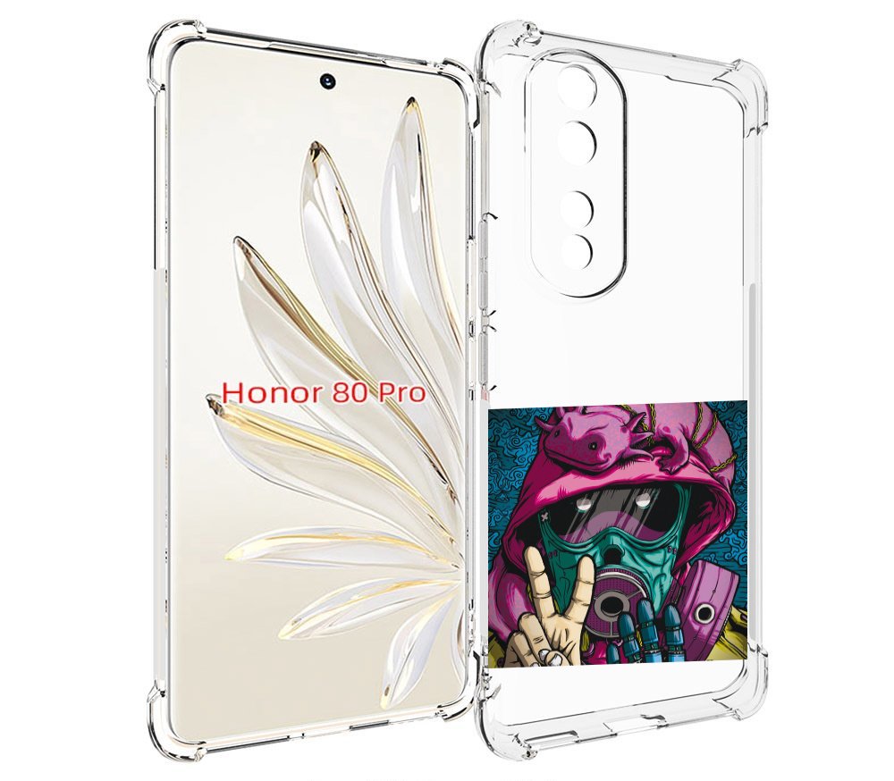 

Чехол MyPads Всем-мир для Honor 80 Pro, Прозрачный, Tocco