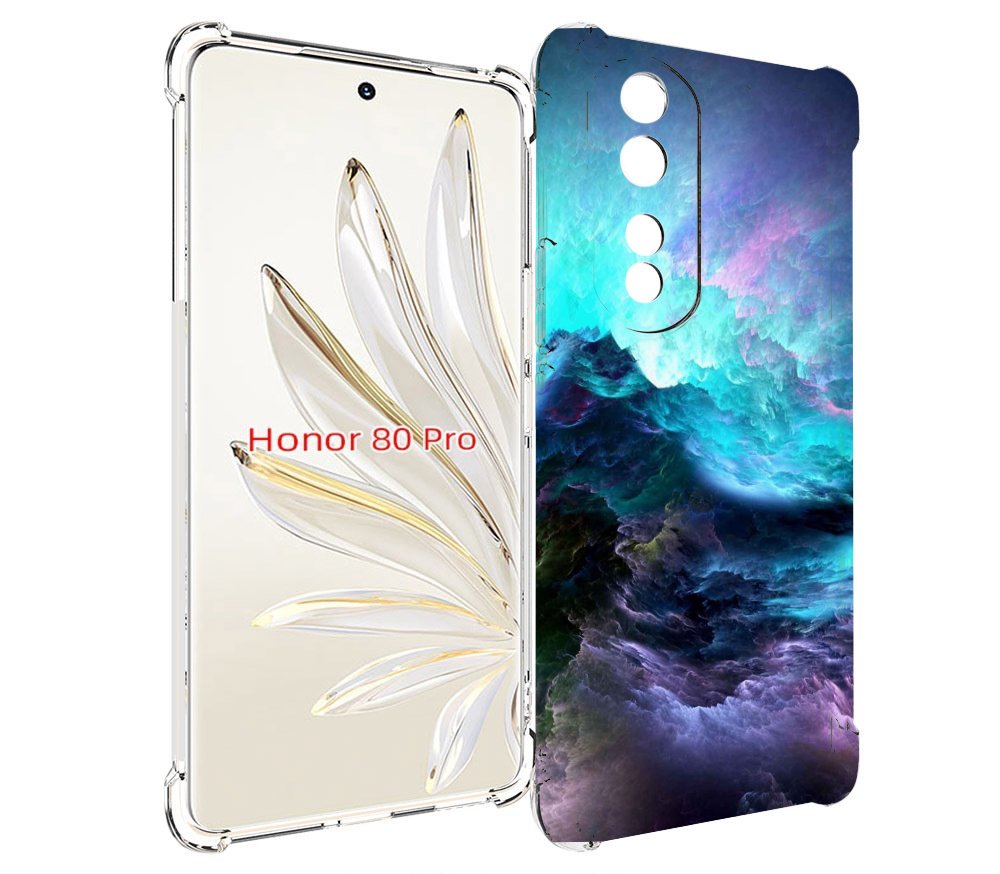 

Чехол MyPads Волна для Honor 80 Pro, Прозрачный, Tocco