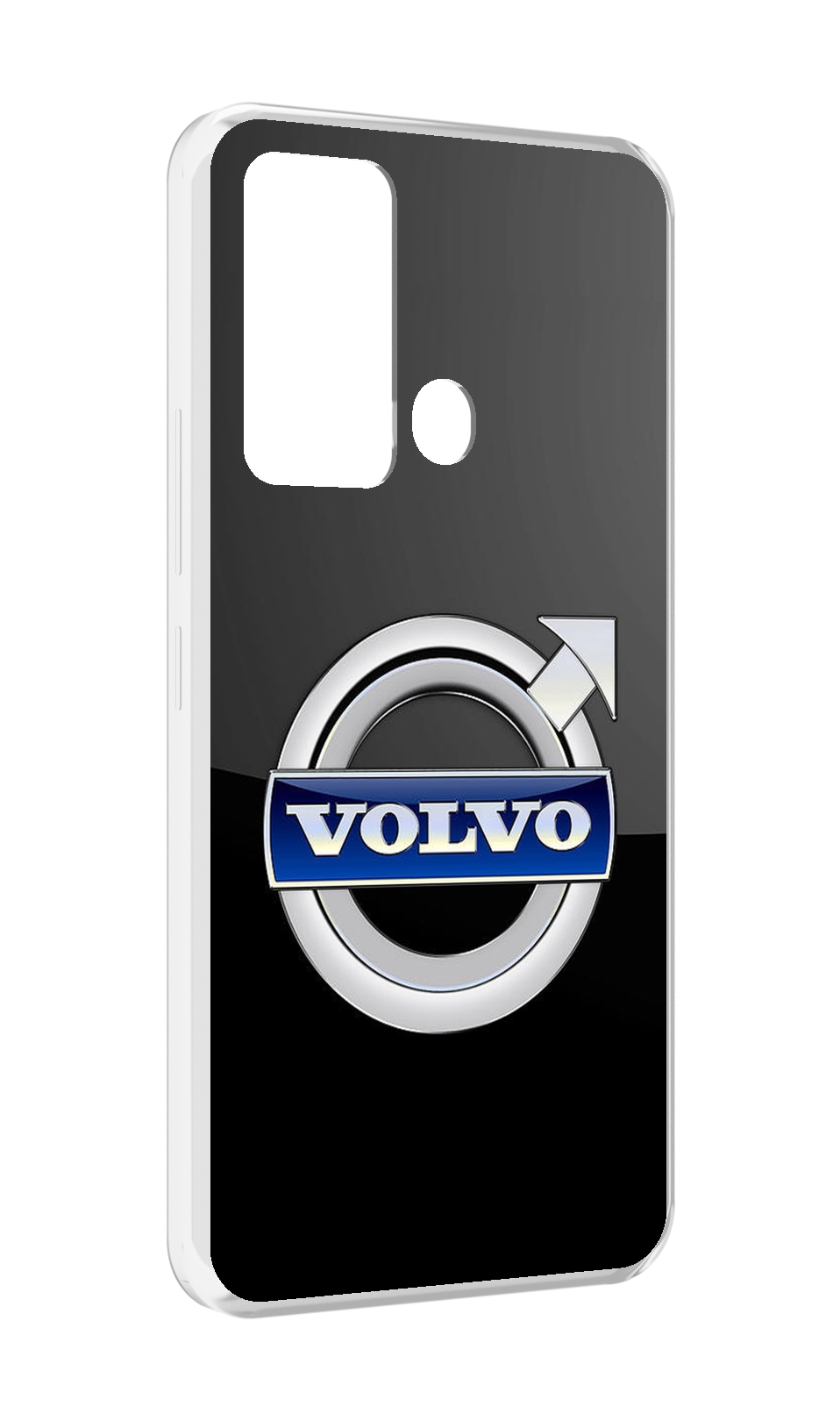 

Чехол MyPads volco вольво 2 мужской для ITEl Vision 3, Прозрачный, Tocco