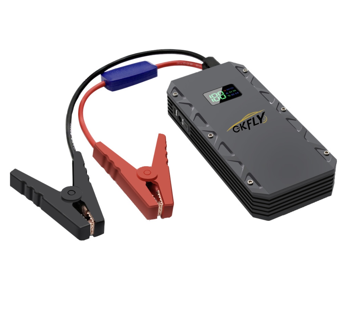 Пусковое устройство Gkfly 22000 mAh 2000A Jump starter.Powerbank. Бустер