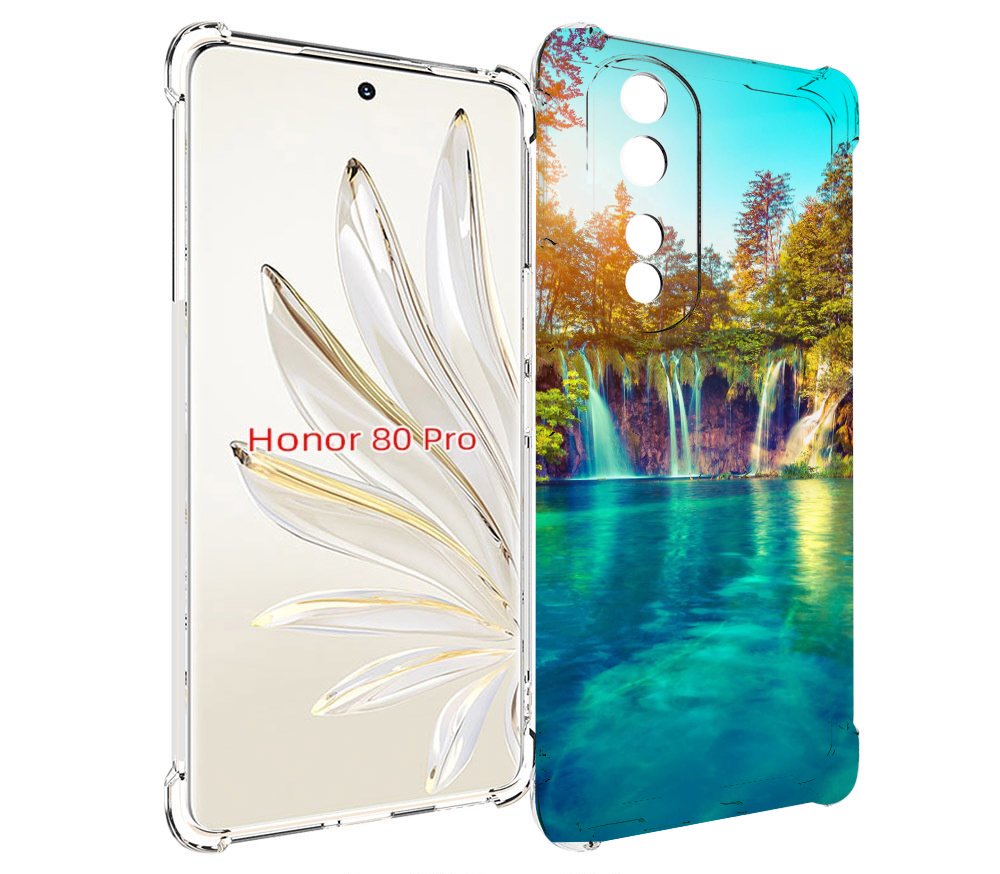 

Чехол MyPads Водапад-2 для Honor 80 Pro, Прозрачный, Tocco