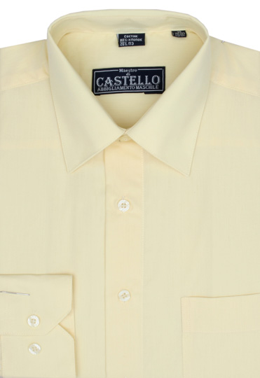 Рубашка мужская Maestro 5915/9 желтая 41/182-188