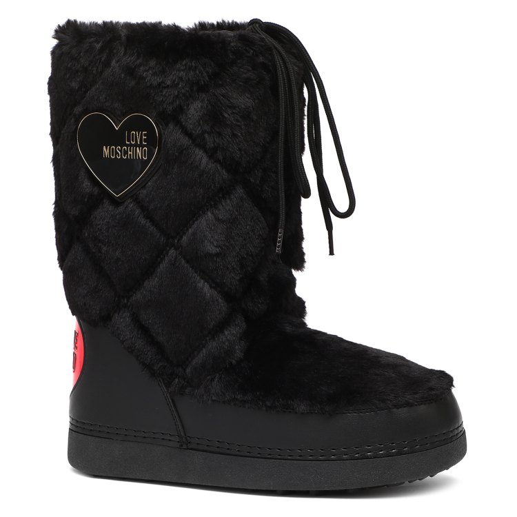 

Угги женские Love Moschino JA24172G черные 41 EU, Черный, JA24172G