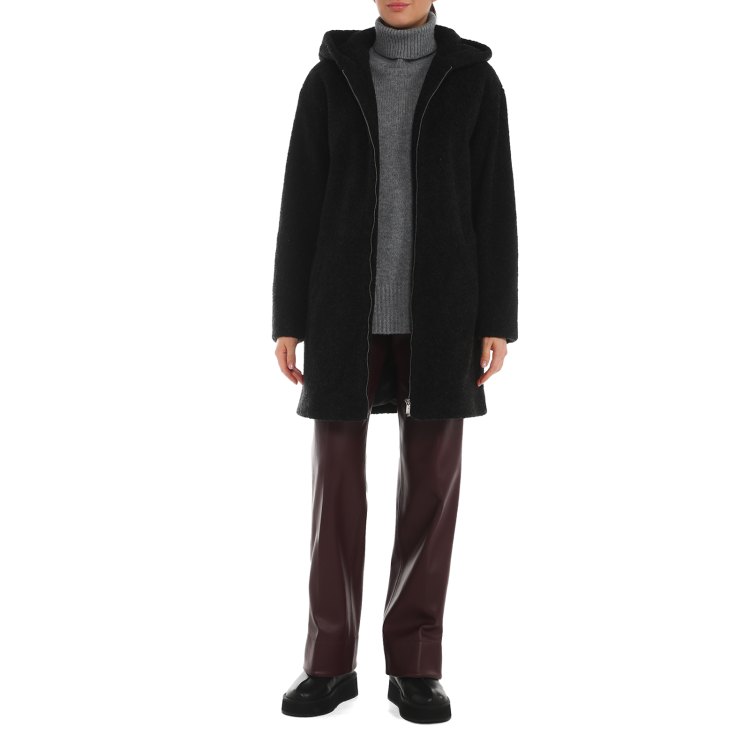 

Пальто женское Calzetti WENDY LONG черное XL, Черный, WENDY LONG