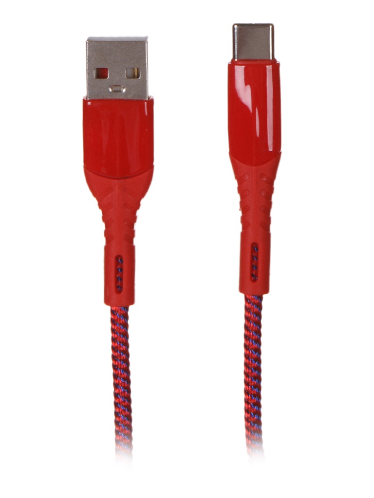 Кабель USB - Type-C Wiiix CB-716-TC(1.0)-R 1 м красный