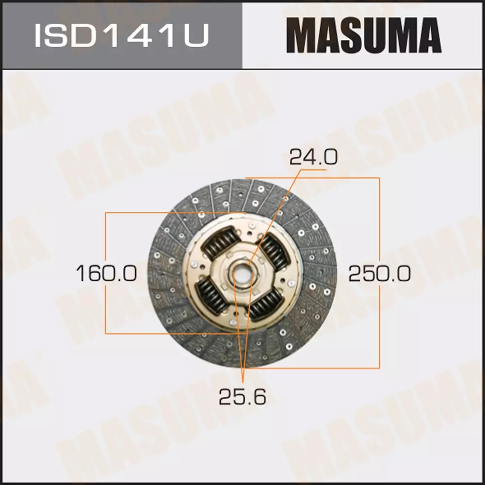

Диск сцепления [250 mm] MASUMA isd141u