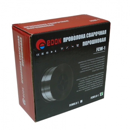 

Сварочная проволока порошковая Edon FCW1.0-1 (1,0 мм 1,0 кг D100)