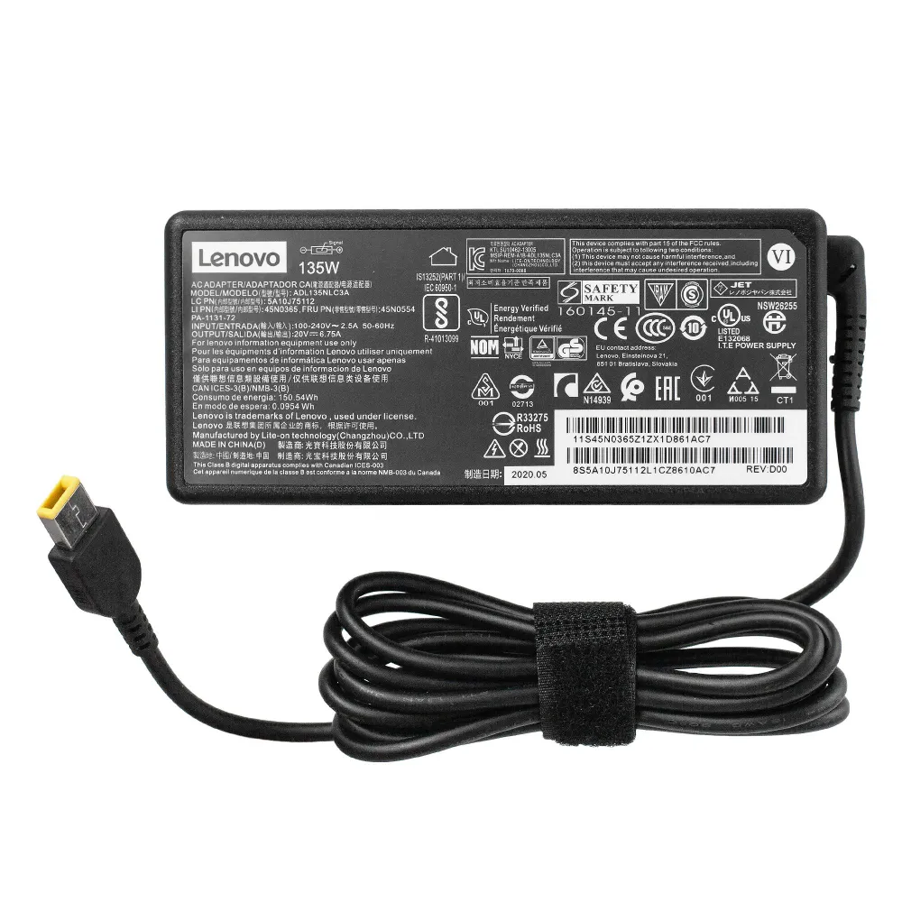 Блок питания (зарядка) для ноутбука Lenovo Essential G510 (20V/3.25A)