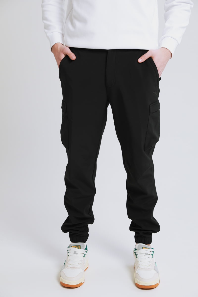 Спортивные брюки мужские Anta OUTDOORS A-KIND FLEECE TECH/WATER RESISTANT черные M