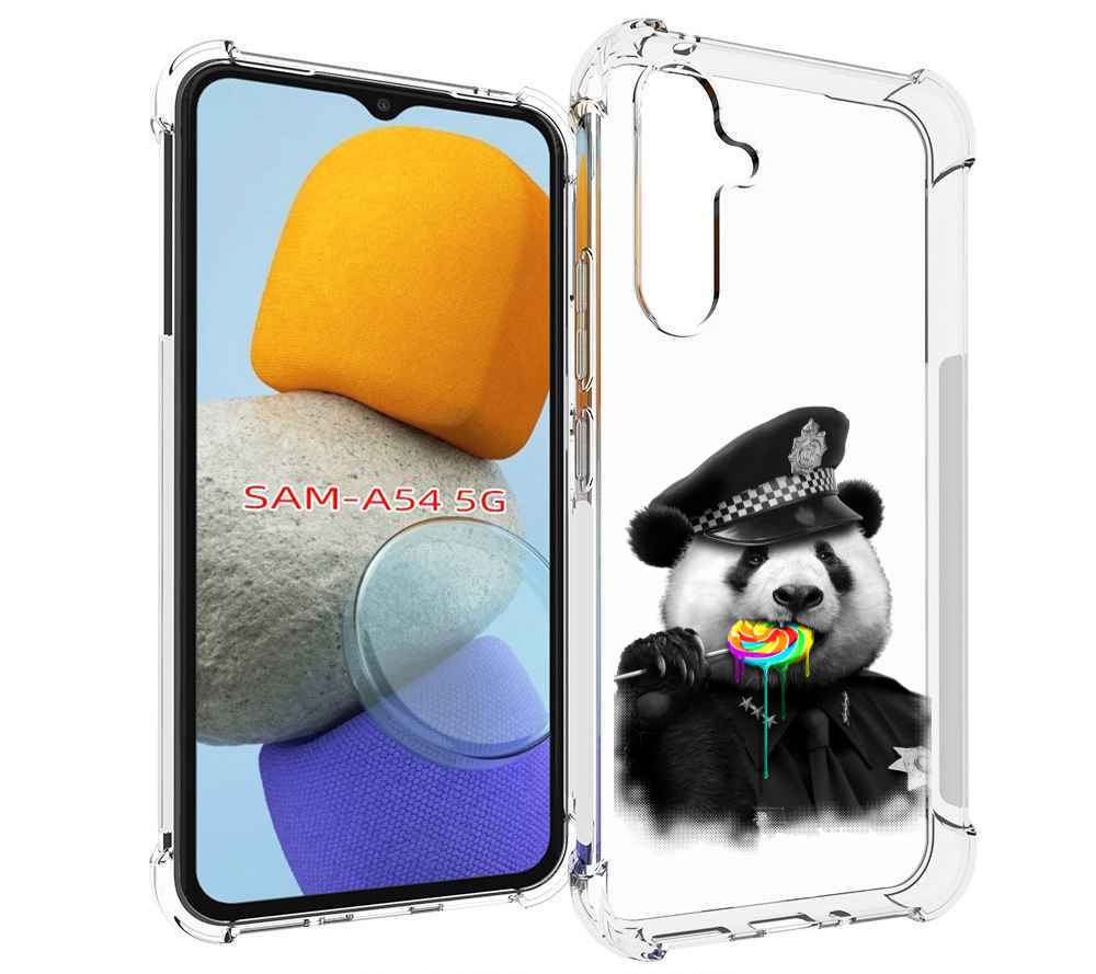 

Чехол MyPads Панда полиция для Samsung Galaxy A54, Tocco
