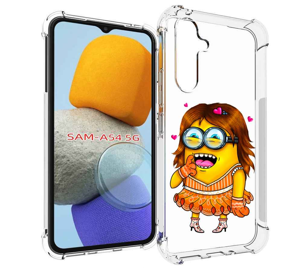 

Чехол MyPads Миньон девочка для Samsung Galaxy A54, Tocco