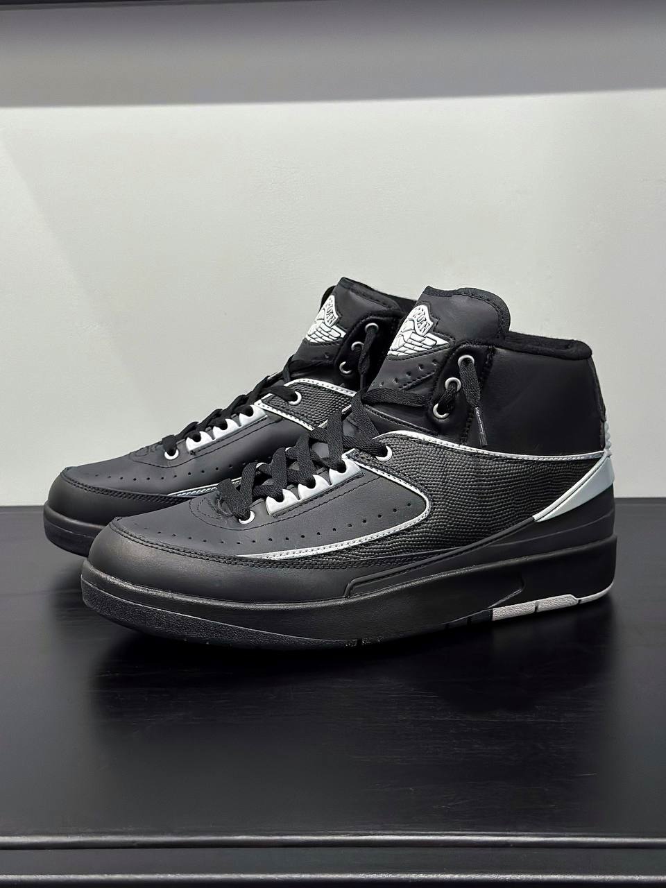 

Кроссовки мужские Nike Air Jordan 2 Retro GS черные 45 RU, Черный, Air Jordan 2 Retro GS