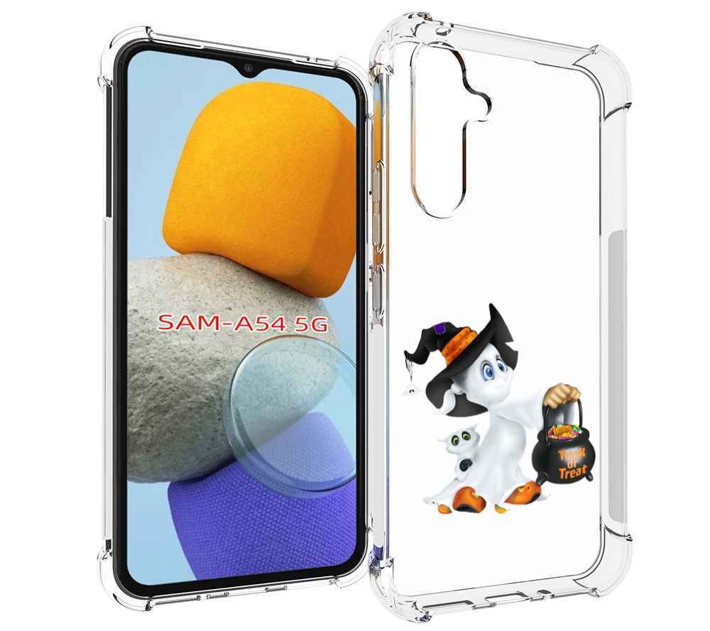 

Чехол MyPads Маленький призрак для Samsung Galaxy A54, Tocco