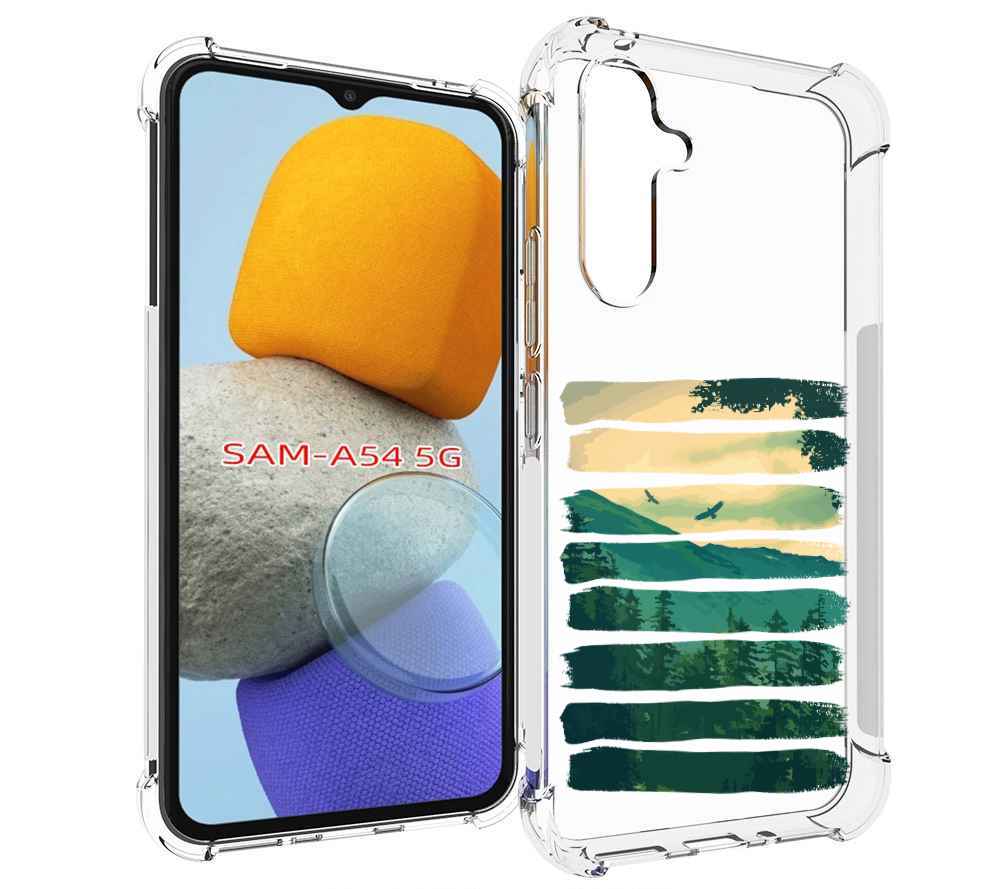 

Чехол MyPads Лесная чаща для Samsung Galaxy A54, Tocco