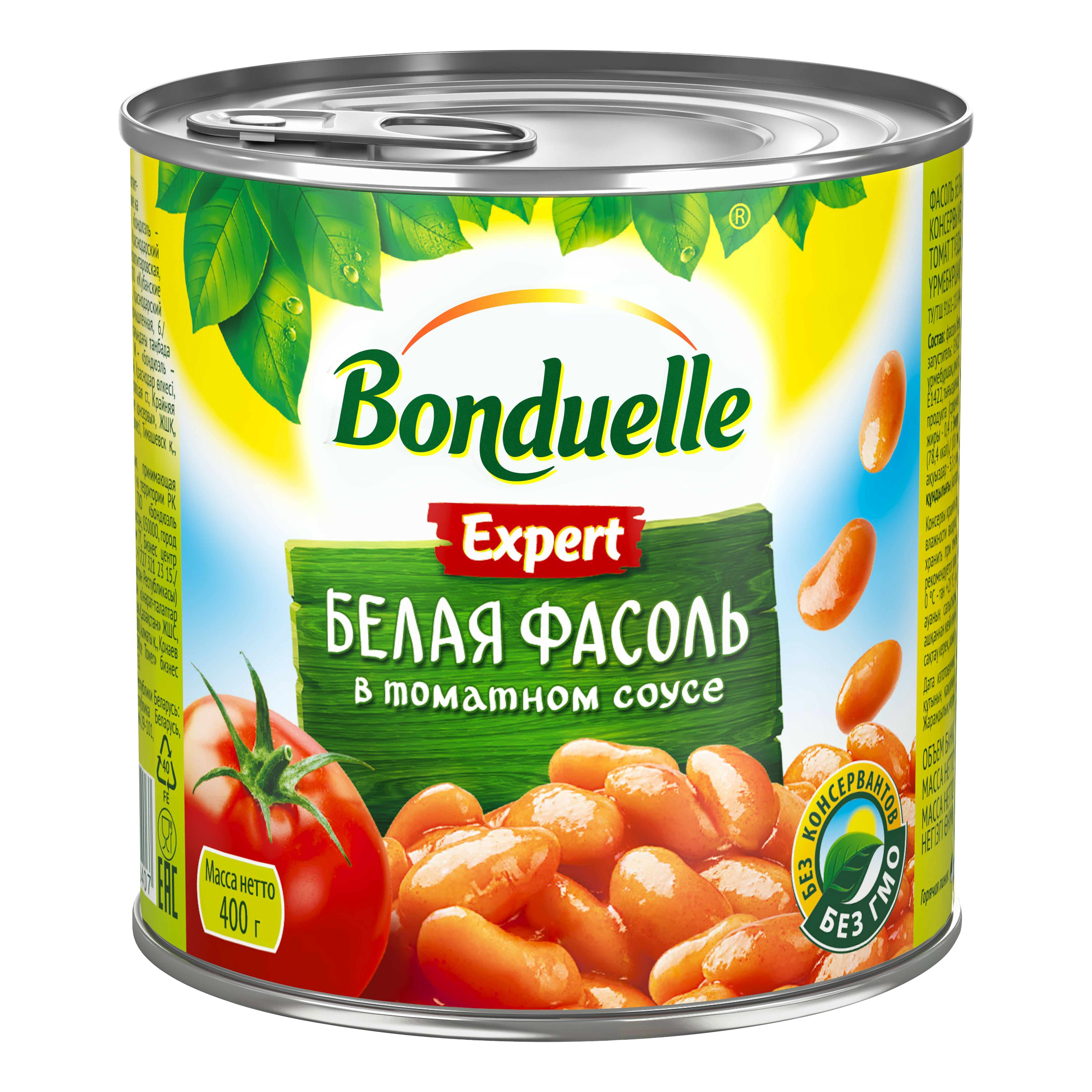 

Фасоль Bonduelle белая в томатном соусе 400 г