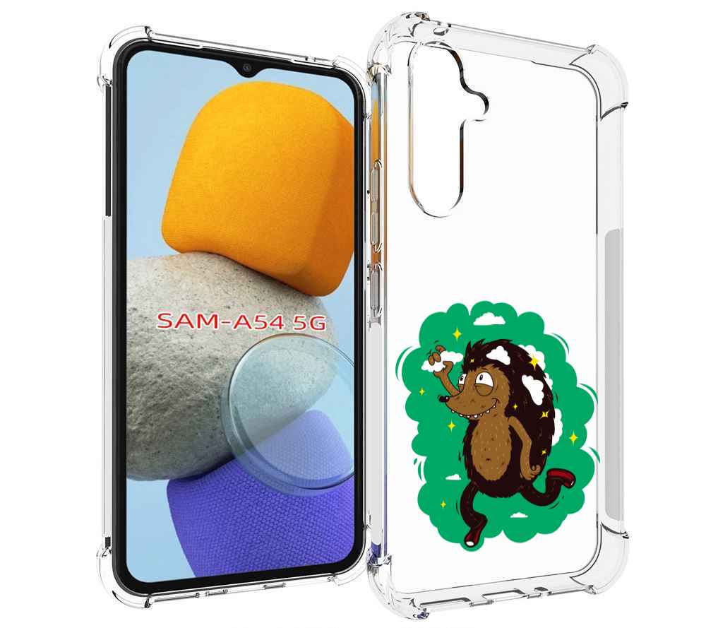 

Чехол MyPads Ежик в облаках для Samsung Galaxy A54, Tocco