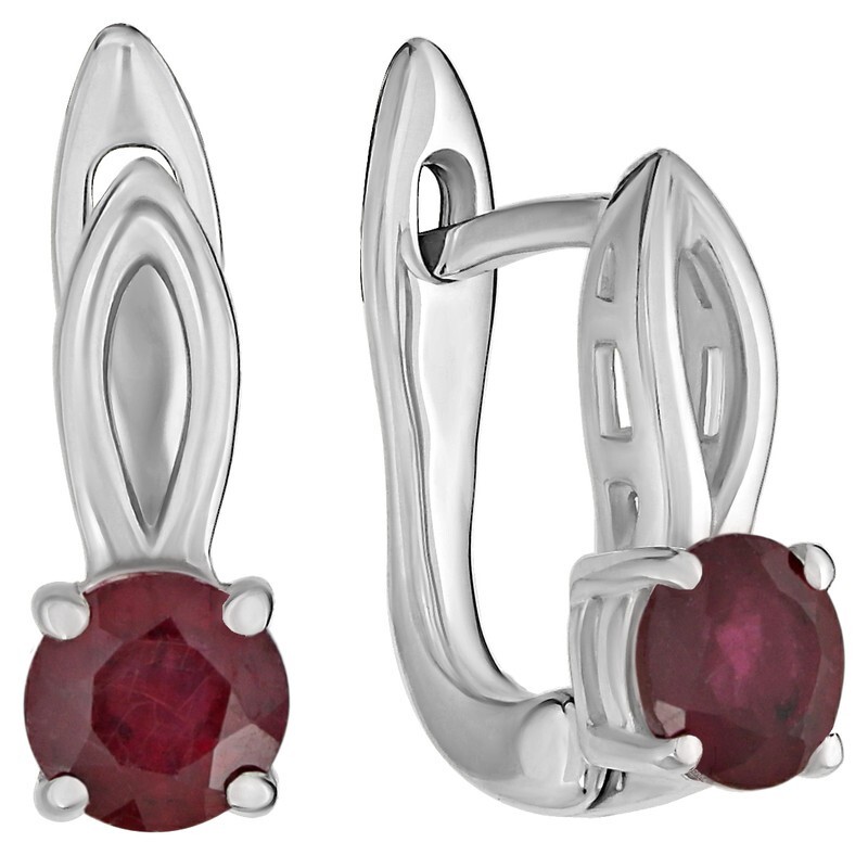 

Серьги из серебра с рубином LAZURIT-ONLINE 7719PD, 7719PD