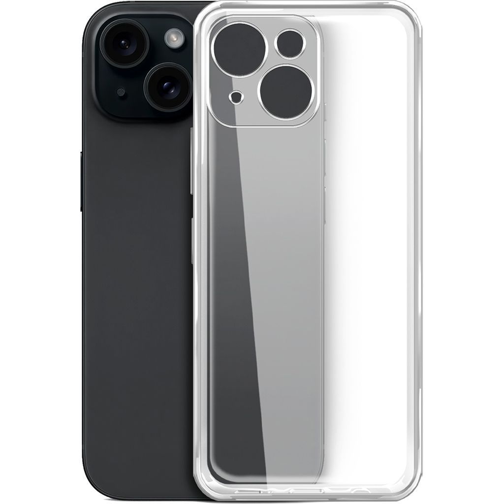 

Клип-кейс BoraSCO Silicone для Apple iPhone 15 Plus Transparent, Прозрачный