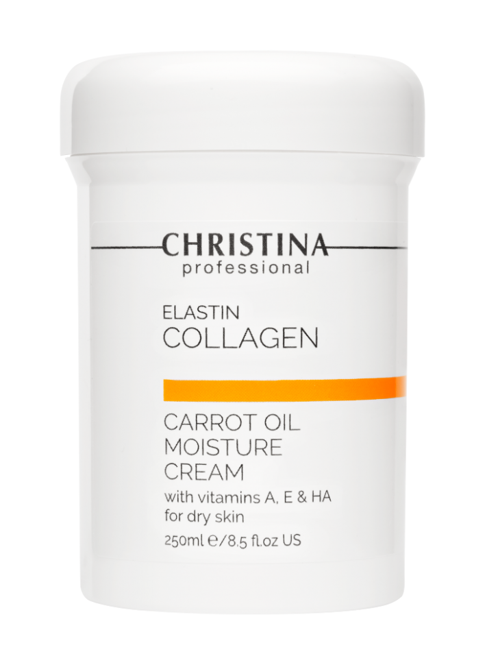 Купить Крем для лица Christina Elastin Сollagen Carrot Oil Moisture Cream 250 мл