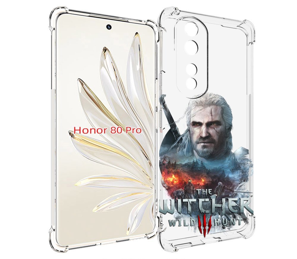 

Чехол MyPads Ведьмак для Honor 80 Pro, Прозрачный, Tocco