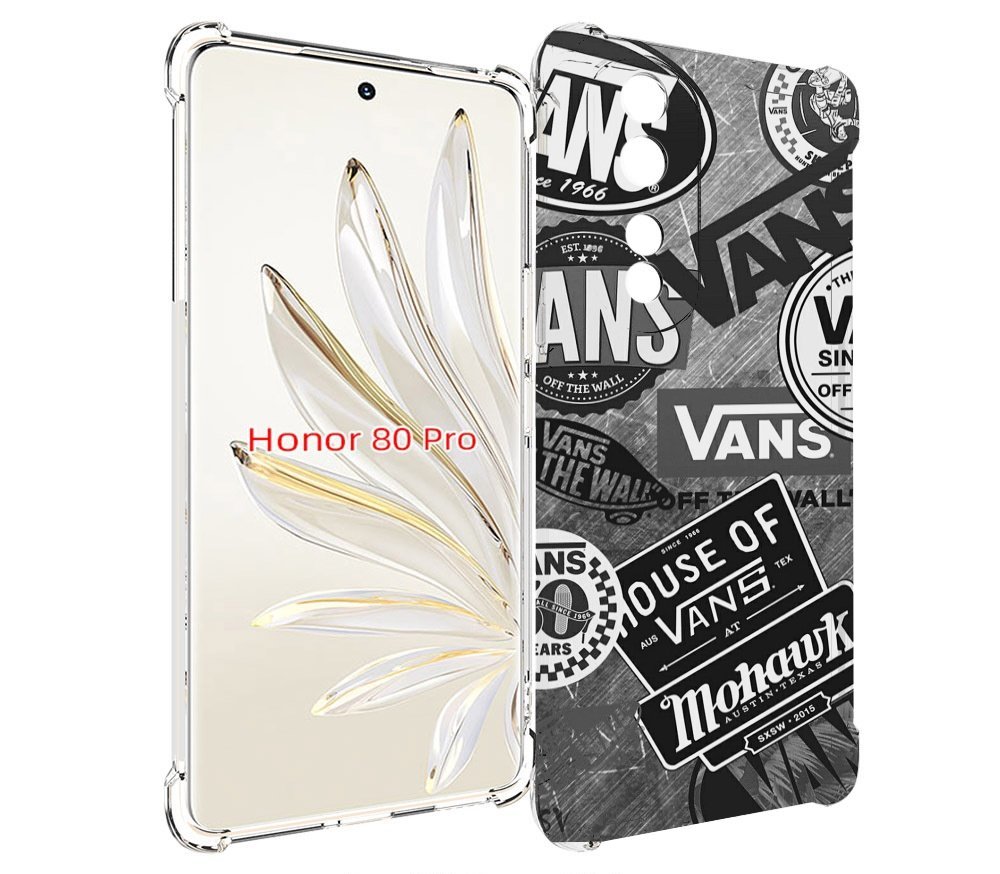 

Чехол MyPads Ванс-постер для Honor 80 Pro, Прозрачный, Tocco