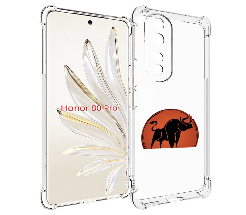 

Чехол MyPads Бык-2 для Honor 80 Pro, Прозрачный, Tocco