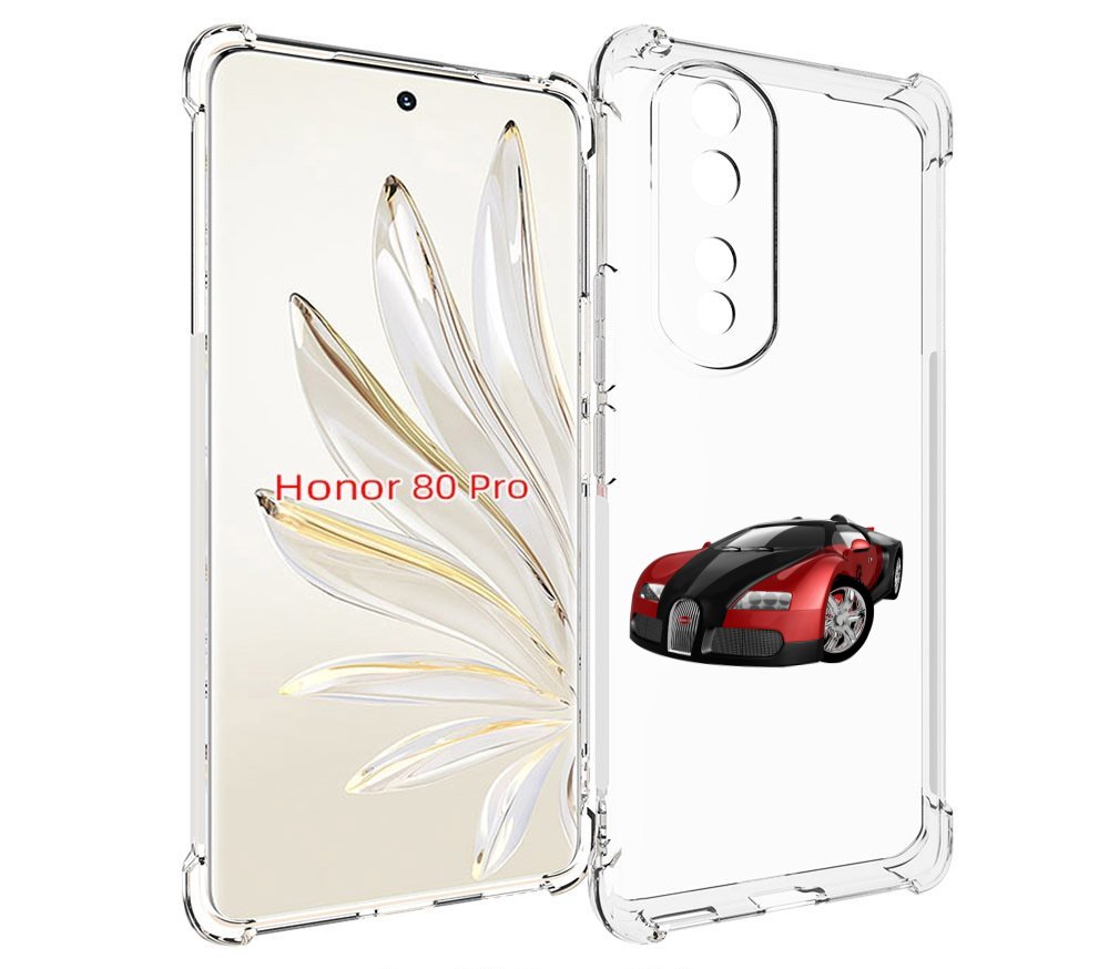 

Чехол MyPads Бука мужской для Honor 80 Pro, Прозрачный, Tocco