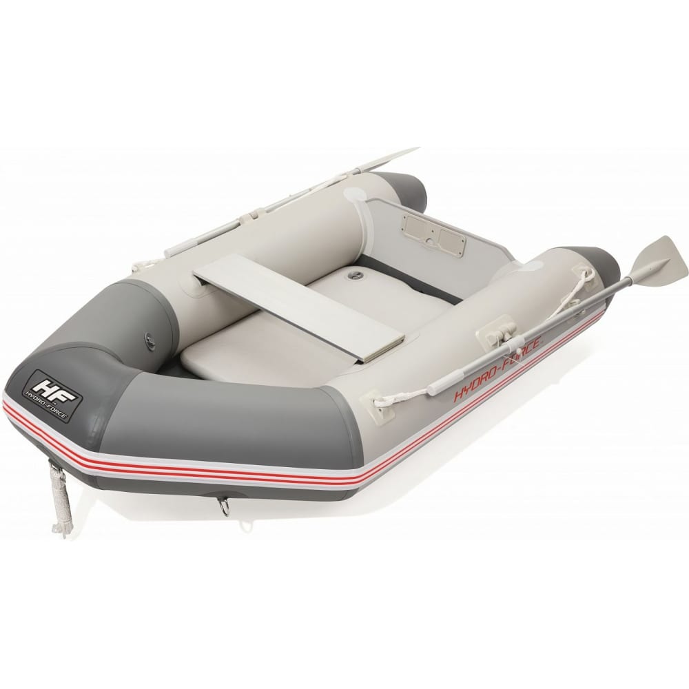 

Bestway Надувная лодка "Caspian" 230x130x33см с жёстким дном, вёсла 145см, насос, транец 6, Бежевый