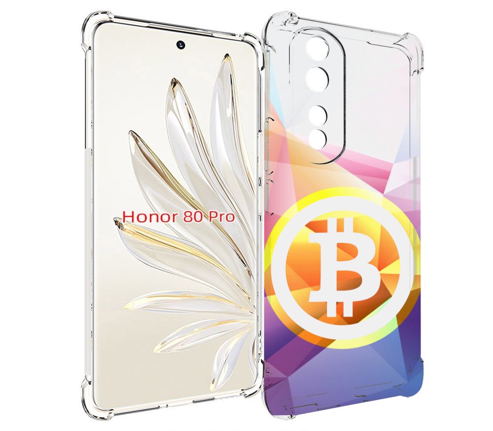 

Чехол MyPads Биткоин для Honor 80 Pro, Прозрачный, Tocco