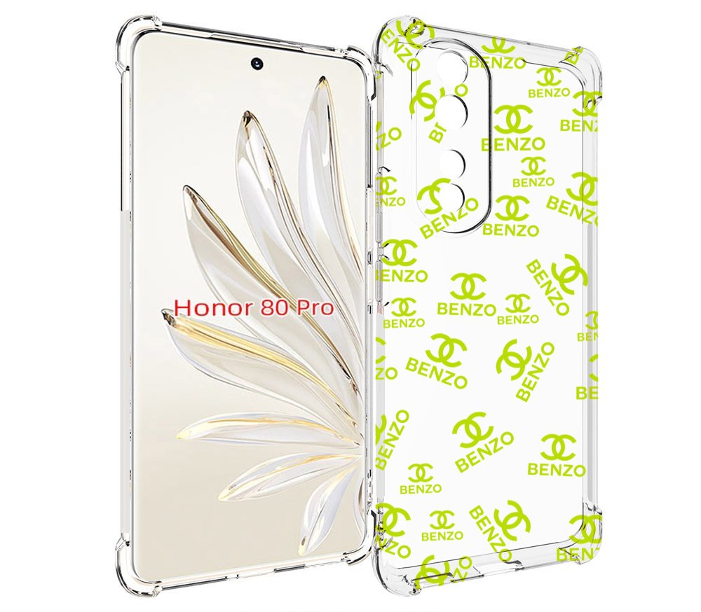 

Чехол MyPads Белый-Бензо для Honor 80 Pro, Прозрачный, Tocco