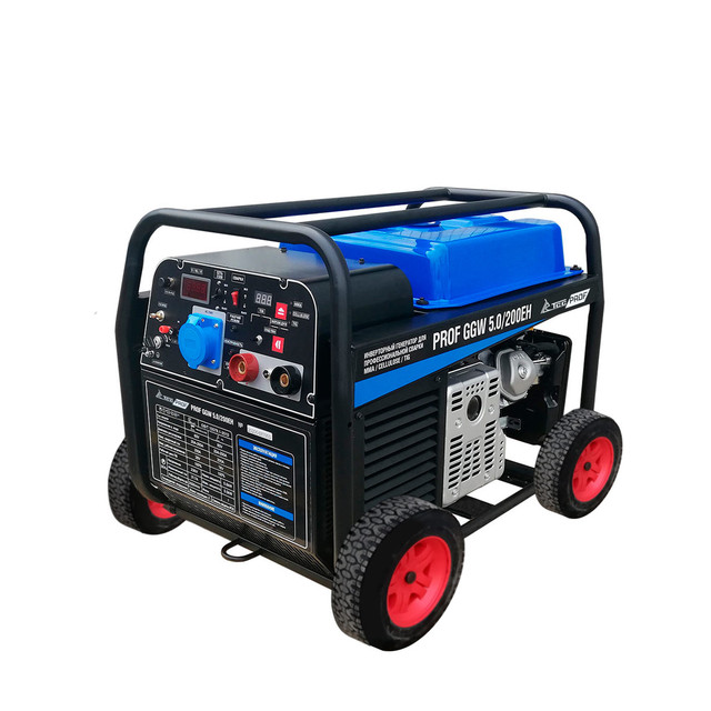 

Бензиновый сварочный генератор TSS PROF GGW 5.0/200EH (MMA/TIG/Cellulose) ТСС, 027657