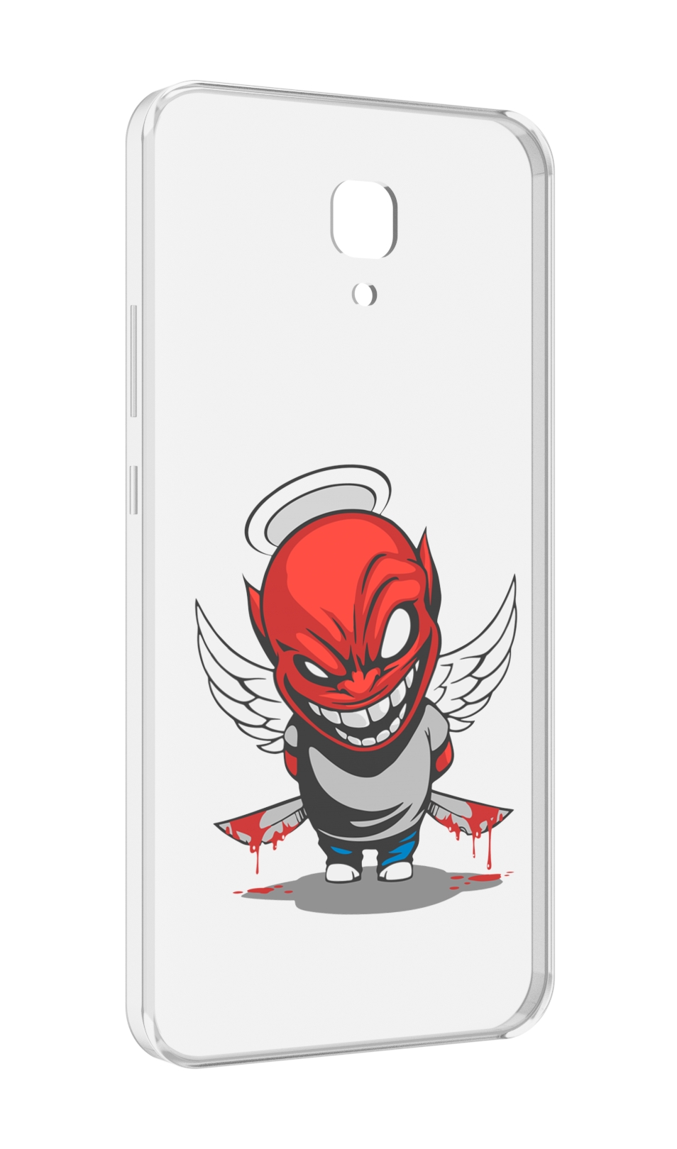 

Чехол MyPads злой-ангел для Meizu M5 Note, Прозрачный, Tocco
