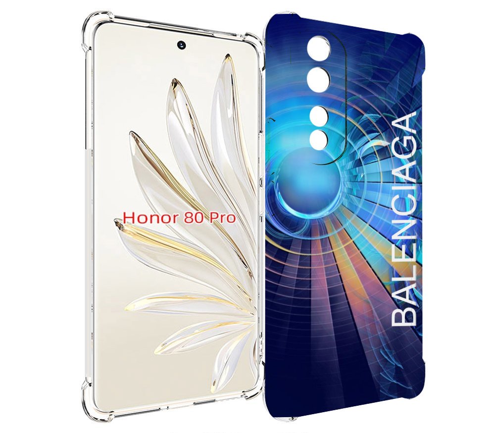 

Чехол MyPads Баленсиага-абстракция для Honor 80 Pro, Прозрачный, Tocco
