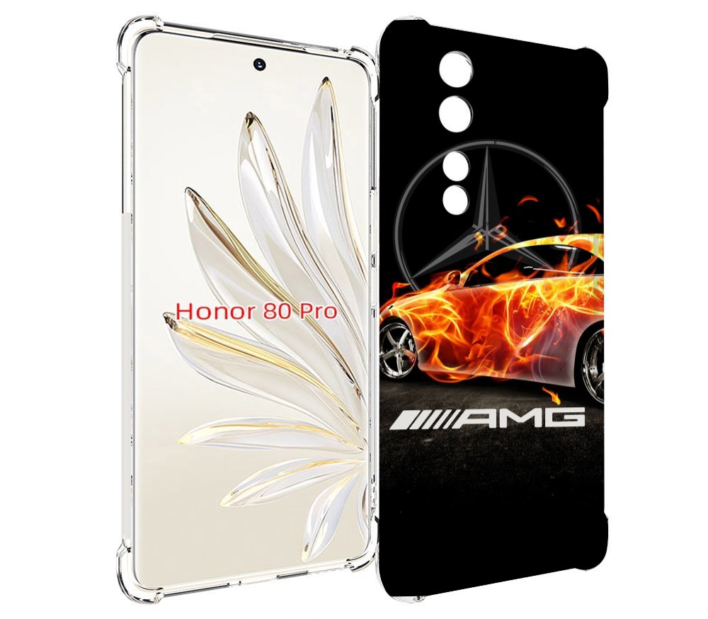 

Чехол MyPads АМГ мужской для Honor 80 Pro, Прозрачный, Tocco