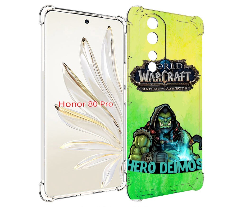 

Чехол MyPads world-of-warcraft мужской для Honor 80 Pro, Прозрачный, Tocco