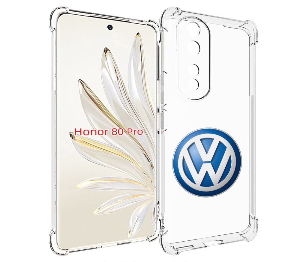 

Чехол MyPads volkswagen мужской для Honor 80 Pro, Прозрачный, Tocco