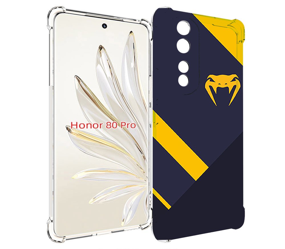 

Чехол MyPads venum мужской для Honor 80 Pro, Прозрачный, Tocco