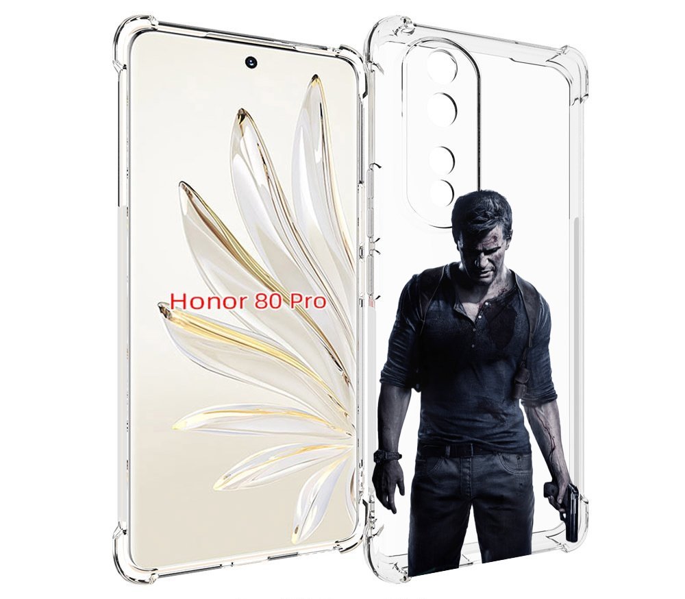 

Чехол MyPads uncharted-4 для Honor 80 Pro, Прозрачный, Tocco