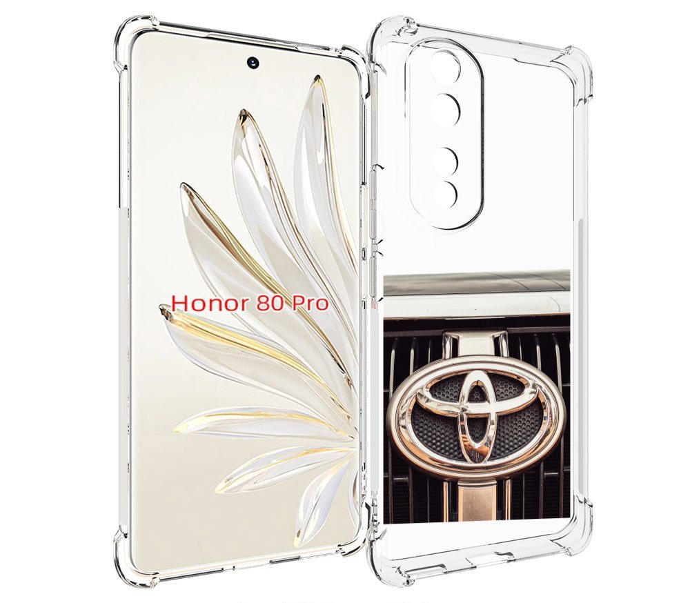 

Чехол MyPads toyota тоиота 3 для Honor 80 Pro, Прозрачный, Tocco