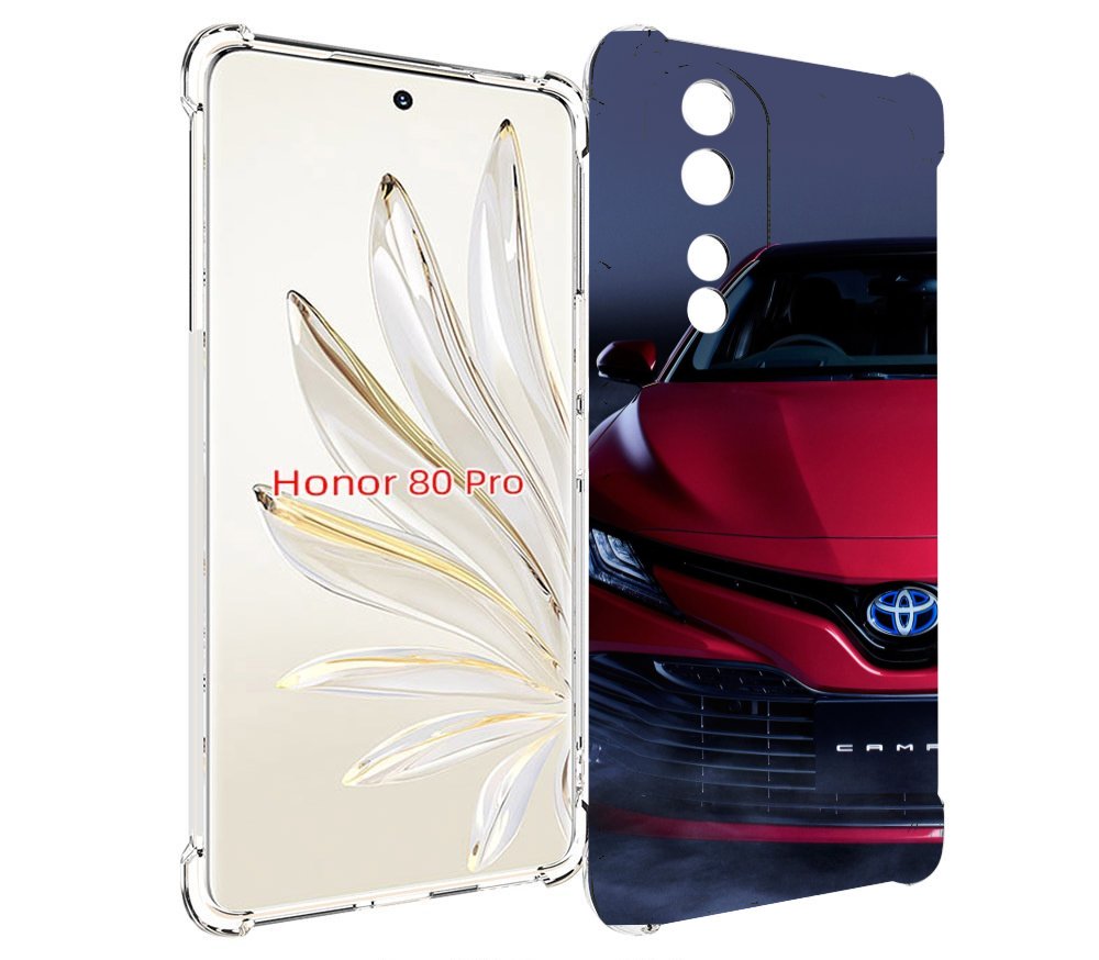 

Чехол MyPads toyota тоиота 1 для Honor 80 Pro, Прозрачный, Tocco