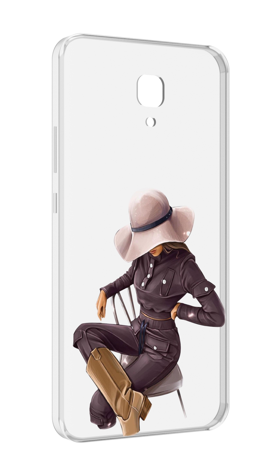 

Чехол MyPads загадочная-девушка-в-костюме женский для Meizu M5 Note, Прозрачный, Tocco