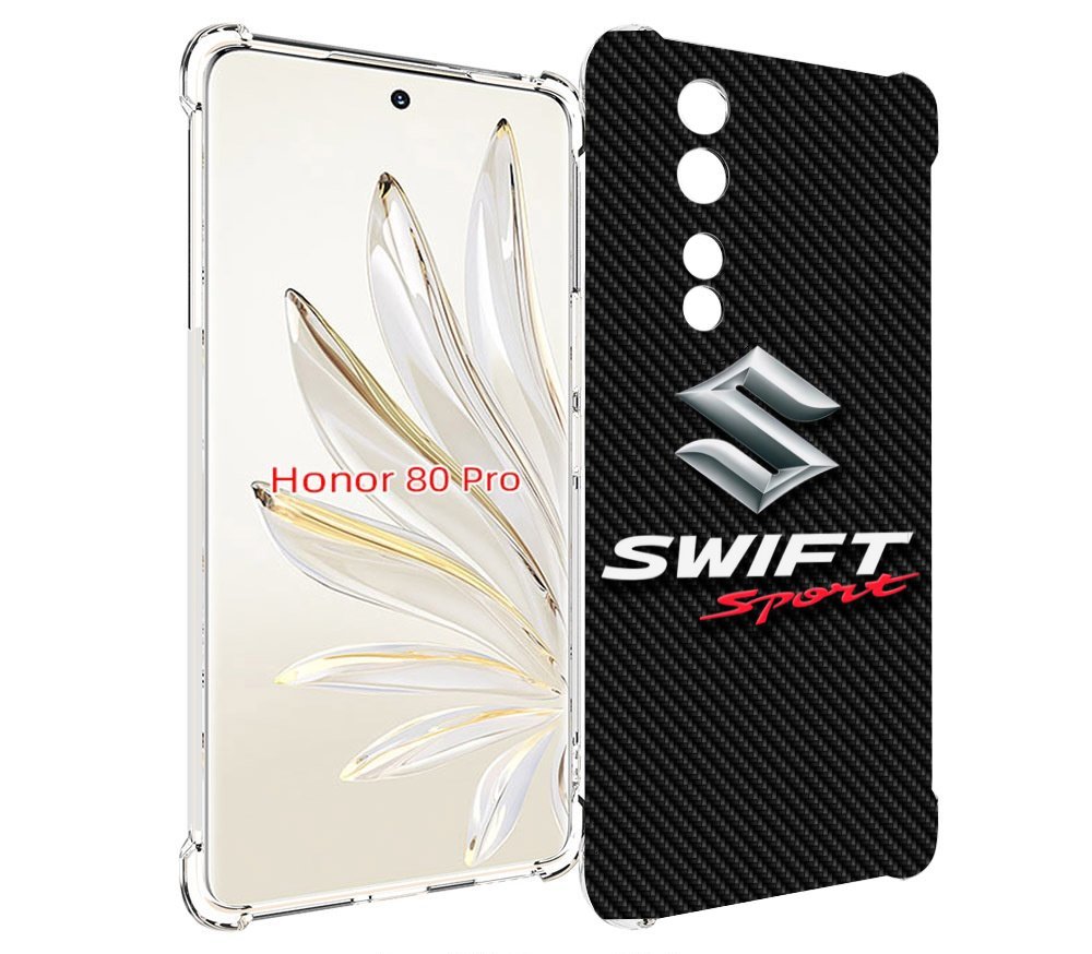 

Чехол MyPads suzuki сузуки 1 мужской для Honor 80 Pro, Прозрачный, Tocco