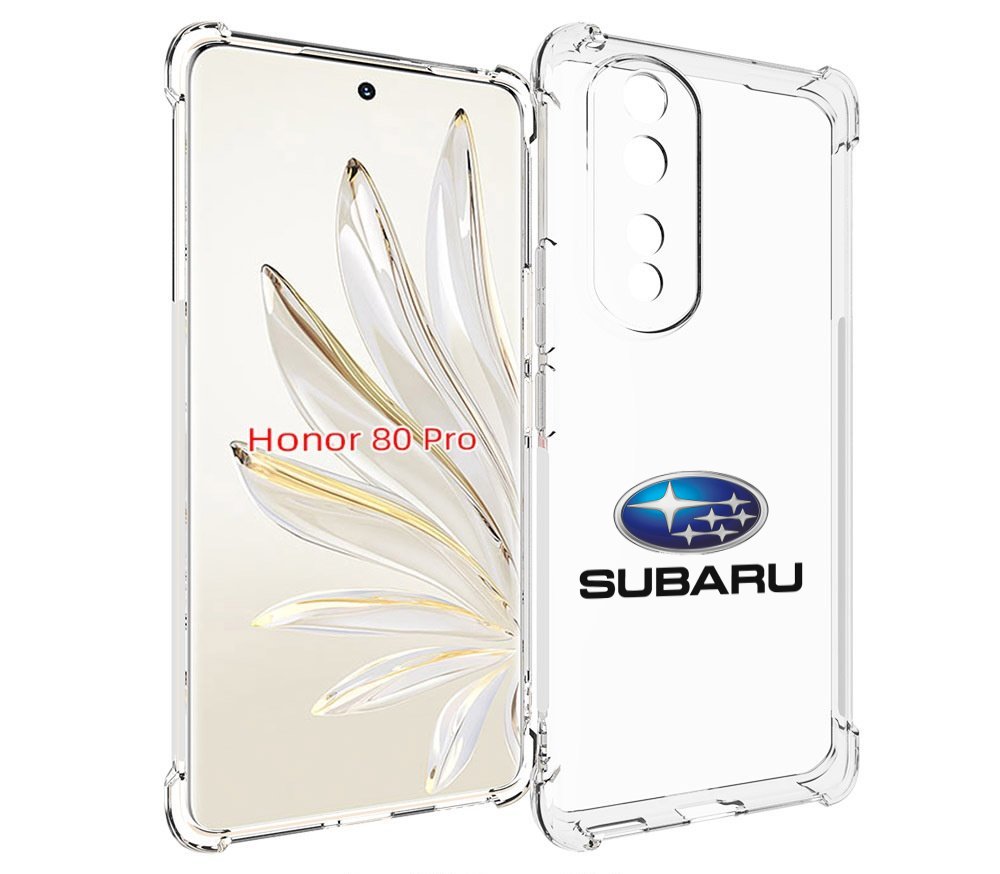 

Чехол MyPads subaru-4 мужской для Honor 80 Pro, Прозрачный, Tocco